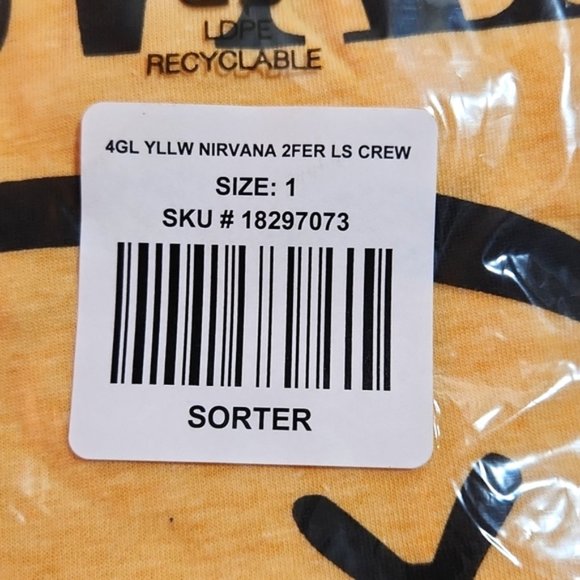 ❤️NWT VINTAGE TORRID TEE NIRVANA LAYERED BAND CONCERT SHIRT EMOJI LOGO PLUS SIZE - Picture 6 of 9